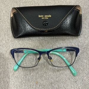 Kate Spade Girls Eyeglasses Deeann 0JXL Blue B-Shape Frame 50[]16 140